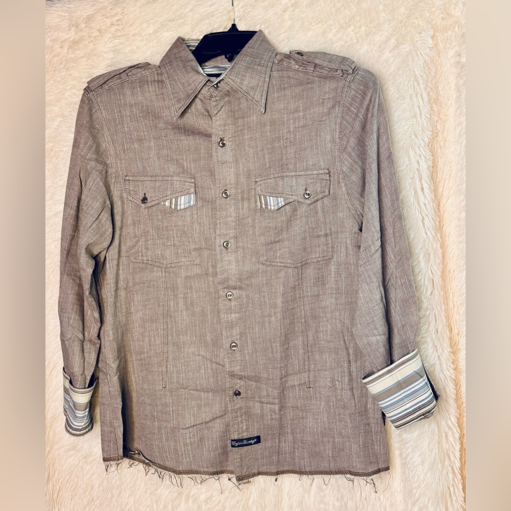 🤍 Rare vintage English Laundry button-up, Made in the USA